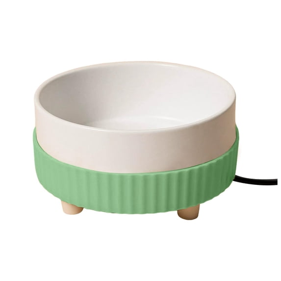 USB Powered Pet Water Dispenser Heated Drinking Device Ceramic Bowl for Cats and Dogs 5V Version Convenient Self-Refilling Hydration Solution