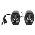 Computer Speakers With Remote Volume Control USB Powered Speaker with RGB Lights Volume Control Portable Wired
