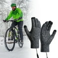 thumbnail image 1 of USB Powered Winter Heating Knitted Gloves for Cycling Typing and Outdoor Cold Weather Activities with Rechargeable Battery Operation, 1 of 4