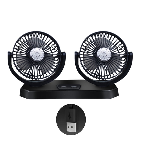 USB Powered for Head Fan Personal Portable Cooling Fan with 360 Rotation Adjustable for Household Trav