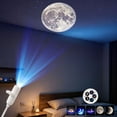 thumbnail image 1 of Ocean & Galaxy Projector Night Light for Bedroom, Car, LED Starry Sky Lamp with 360 Degree Flexible Gooseneck, USB Powered Galaxy Light for Home Decor Sleep Mood Lighting, 1 of 7