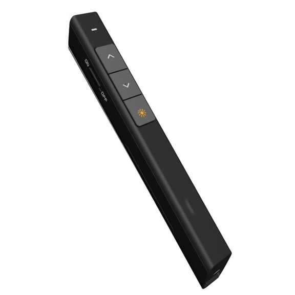 USB Presentation Clicker Hyperlink Volume Control Wireless Presenter Presentation Remote Powerpoint Clicker for MacBook/HP EliteBook etc.