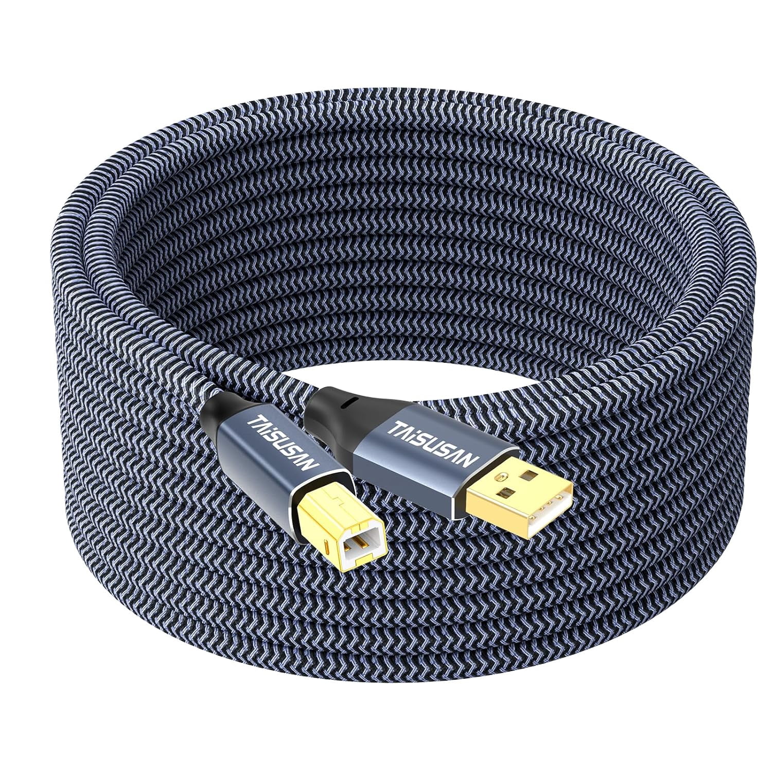 USB Printer Cable 30ft, Type A to B, High Speed Cord Compatible for ...