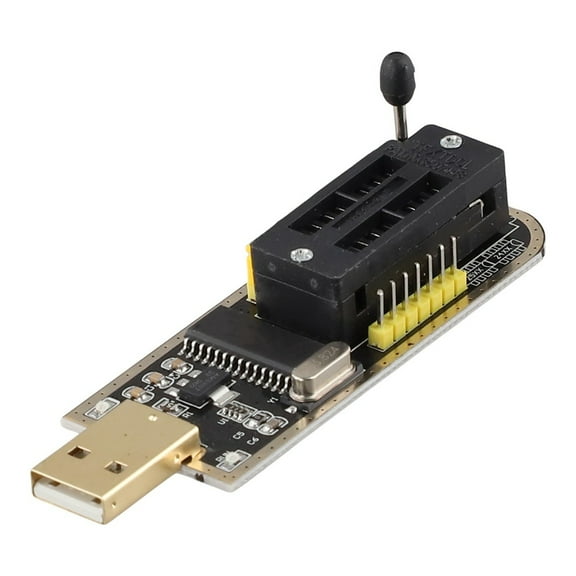 USB Programmer CH341A with Parallel Port and USB to UART Serial Interface for 24/25 Series Flash Modules and STC Microcontrollers