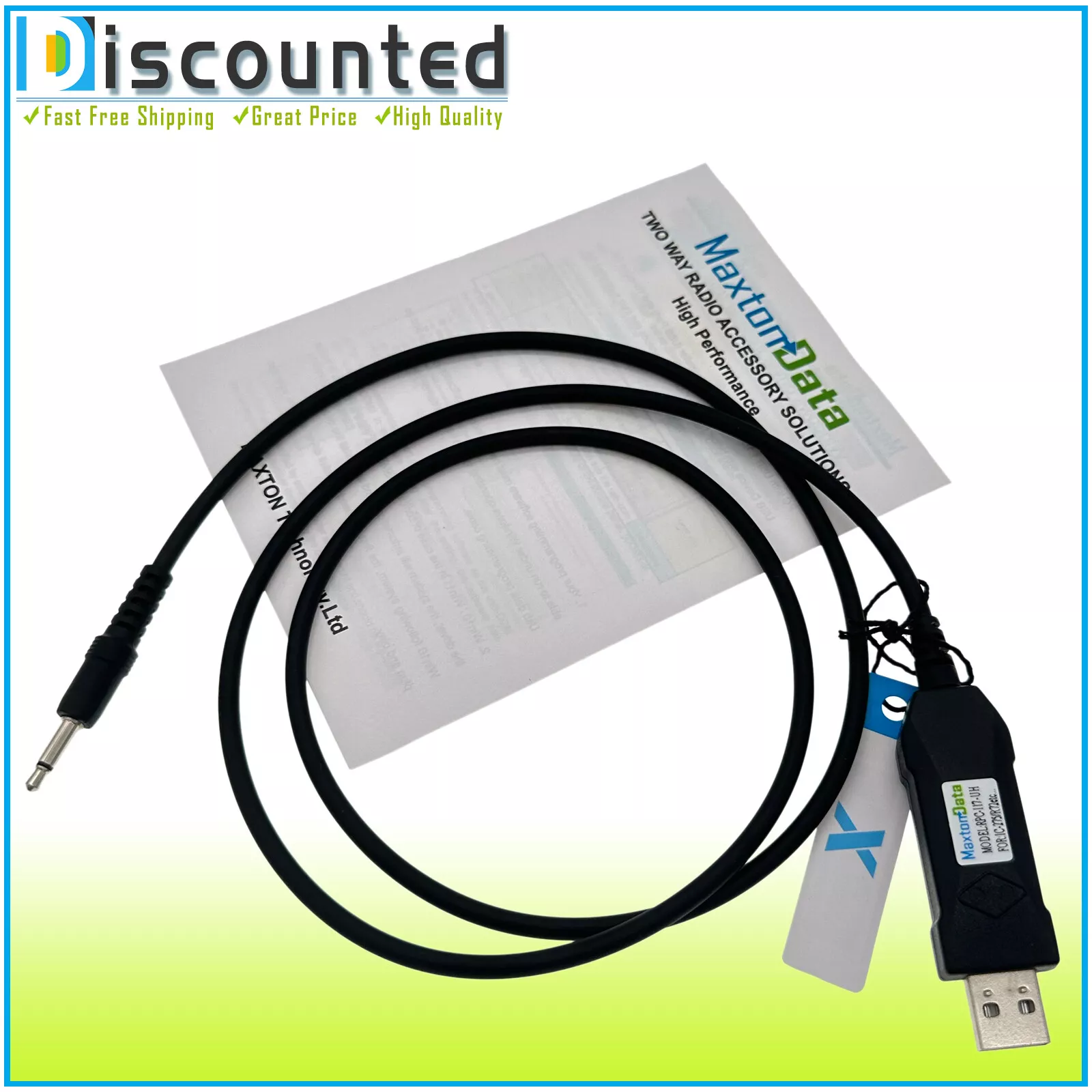 USB Programming Cable For ICOM CI-V CT-17 IC-7000 IC-703 IC-706 IC-707 ...
