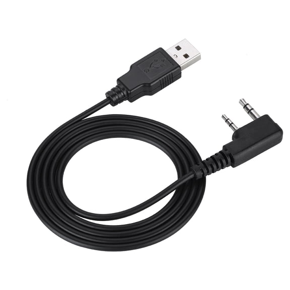 USB Programming Cable for Walkie Talkie - K-Head Data Transfer Cord for DMR Radios - 35.4-inch Length