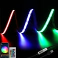 USB RGB COB LED Strip Lights 4.92ft,5V Color Changing Strip Light