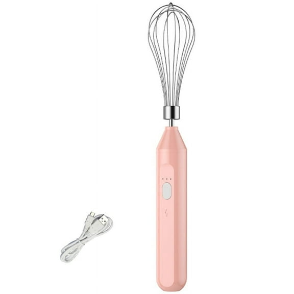USB Rechargable Handheld Egg Beater Cordless Electric Food Blender Mixer Detachable Milk Frother Kitchen Tool Durable