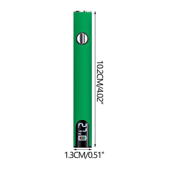 USB Rechargeable 650mAh Soldering Pen With LED Display Adjustable Temperature 510 Threaded Battery Green