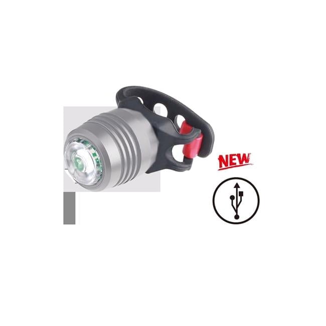 USB Rechargeable Alluminum Button LED Headlight - Walmart.com