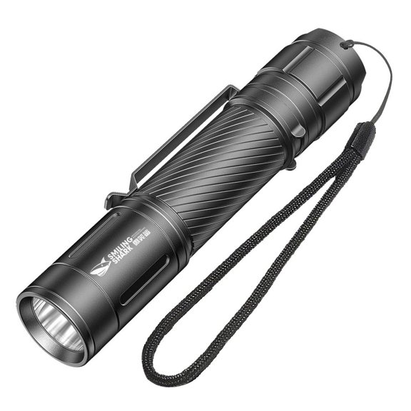 USB Rechargeable Aluminium Alloy LED Flashlight with Adjustable Modes for Camping and Outdoor Use