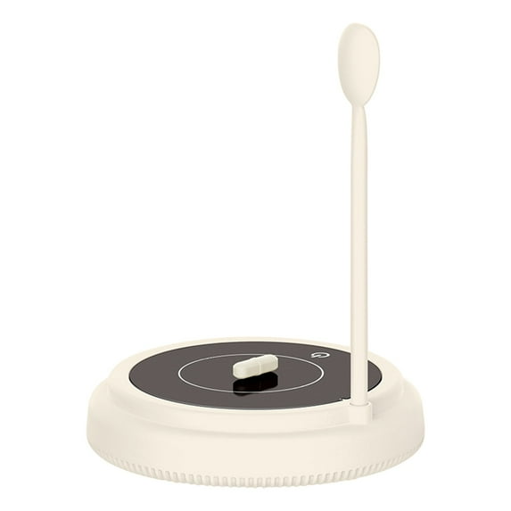 USB Rechargeable Automatic Magnetic Stirring Pad for Coffee Mugs | Self Stirring Cup Base with Spoon | Adjustable Speed & Timer for Hot Drinks