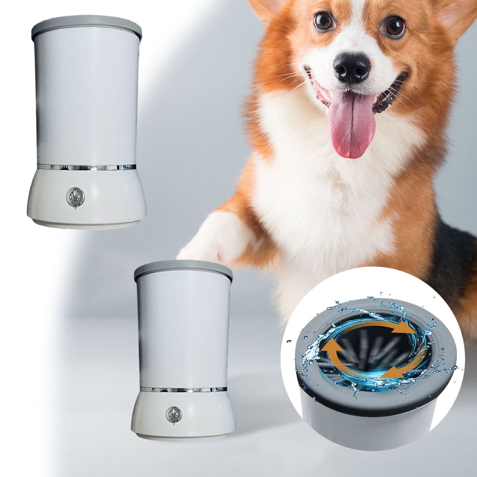 USB Rechargeable Automatic Pet Grooming Brush Portable Washer And Massager For Efficient Cleaning And Relaxation