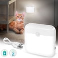 thumbnail image 1 of USB Rechargeable Battery Night Light Indoor,Stick-on Motion Sensor Puck Night Lights-No Need Plug Into Wall, Mini Motion Sensor Closet Lights for Stair Hallway Bedroom Toilet Cabinet, 1 of 7