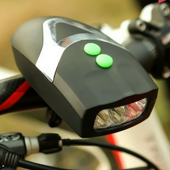 USB Rechargeable Bike Light Set with 3 Modes | Super Bright Bicycle Headlight & Tail Light for Night Riding | Waterproof Front & Rear Safety Lights for Road Cycling | 1-Pack
