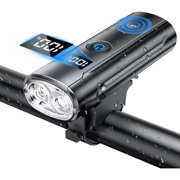 USB Rechargeable Bike Lights Front and Rear for Night Riding, 5 Modes & IPX6 Waterproof Bike Reflectors, for Road and Mountain Cycling