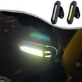 thumbnail image 1 of USB Rechargeable Bike Taillight COB LED Night Light Waterproof Clip-On Bicycle Safety Lamp with 3 Modes Red Flashing Cycling Equipment for Outdoor Adventures Backpacks Helmets, 1 of 6