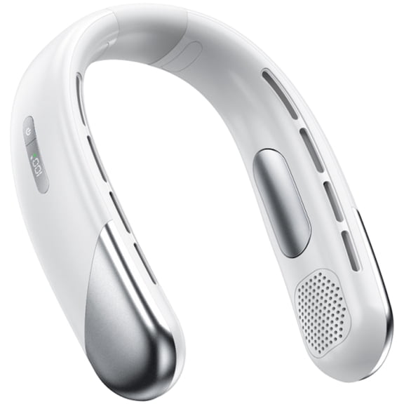 USB Rechargeable Bladeless Fan Neckband Cooling Device Wearable Air Conditioner