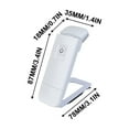 thumbnail image 1 of USB Rechargeable Book Light | 350° Adjustable LED Reading Light | 8-Hour Battery Life | Clip-On Bookmark Light for Night Reading & Travel | White | 10.7x4x2cm, 1 of 7