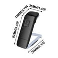 thumbnail image 1 of USB Rechargeable Book Light | 350° Adjustable LED Reading Light | 8-Hour Battery Life | Clip-On Bookmark Light for Night Reading & Travel | White | 10.7x4x2cm, 1 of 7