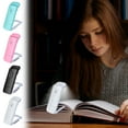 thumbnail image 1 of USB Rechargeable Book Light, 90° Swivel Clip, 8-Hour Battery, Lightweight Reading Lamp for Books, Kindle, Travel, White, 1 of 9