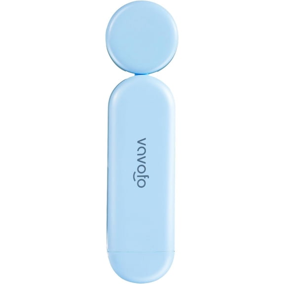 USB Rechargeable Book Light, Blue Lighting Blocking, Amber Light Clip On Bookmark Shaped 6 LEDs Reading Light, Eye Care for Bookworms Reading in Bed with 9 Lighting Modes (Light Blue)