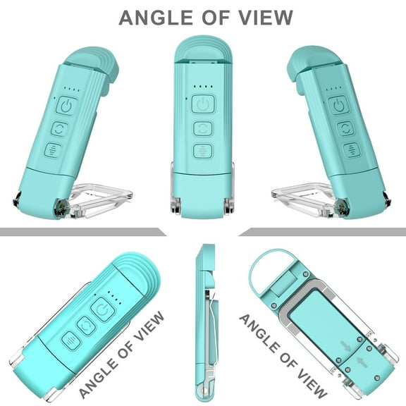 USB Rechargeable Book Light for Reading in Bed, Clip-on LED Reading Lamps Portable Bookmark Lights for Kids, Book Lovers, Warm White, Brightness Adjustable for Eye Protection