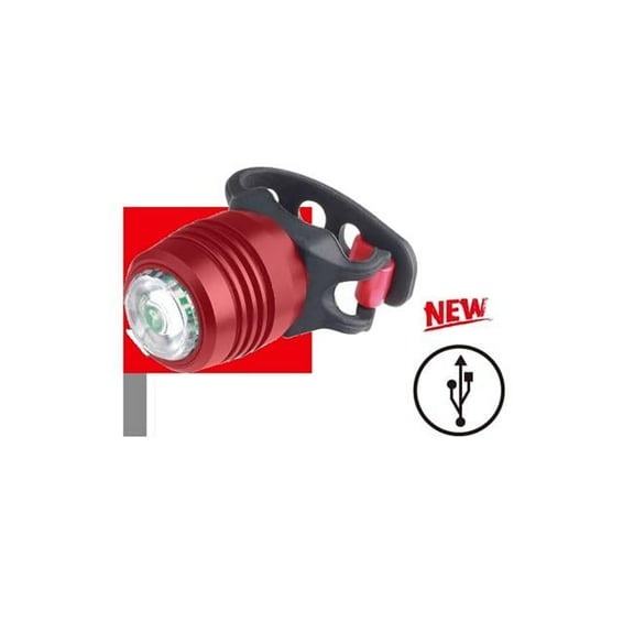 USB Rechargeable Button LED Tail Light