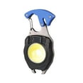 thumbnail image 1 of USB Rechargeable COB Work Light, Magnetic Keychain Flashlight 160 Lumen 7 LED Portable Keychain Light with Folding Bracket Magnet Base, 1 of 9