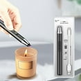 thumbnail image 1 of USB Rechargeable Candle Lighter, Plasma Flameless Windproof Lighter, for Candles, Gas, Camping, Hiking, Efficient Ignition, Pen-Style Design, Aluminum Alloy, No Butane, Portable, 1 of 9