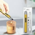 thumbnail image 1 of USB Rechargeable Candle Lighter, Plasma Flameless Windproof Lighter, for Candles, Gas, Camping, Hiking, Efficient Ignition, Pen-Style Design, Aluminum Alloy, No Butane, Portable, 1 of 9