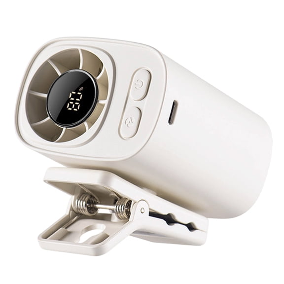 2026 Carzlab Personal Car AC Portable Clip on Air Conditioner Fan Mini Cooling System LED