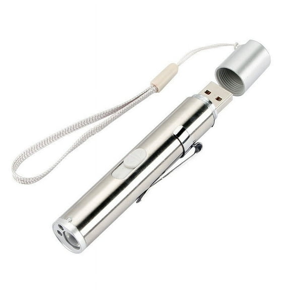 USB Rechargeable Cat Toy Flashlight with Three Modes for Pet Play