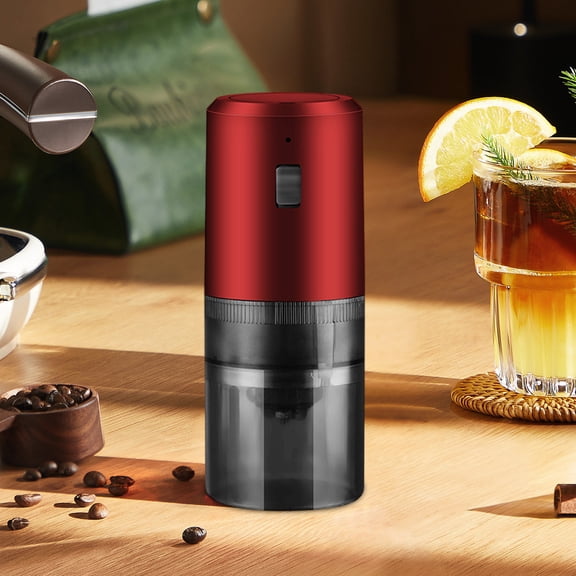 USB Rechargeable Coffee Grinder, Adjustable Coarse and Fine Settings, Precision Ceramic Grinding Core, One-Touch Operation, Portable and Washable