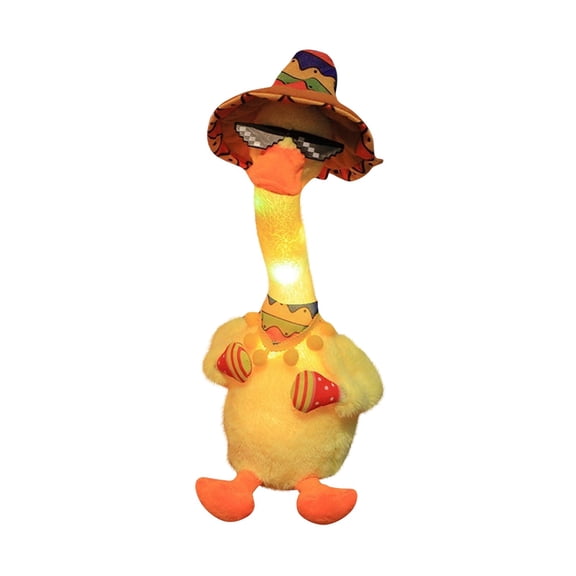 USB Rechargeable Dancing Singing Plush Toy Doll - Animated Musical Plush with Moving Actions for Kids Entertainment