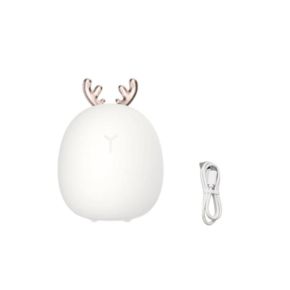 USB Rechargeable Deer Night Light CuteAn1ma1Lamp for Touch for Baby Kids Toddl