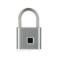 thumbnail image 1 of USB Rechargeable Door Smart Lock Fingerprint Padlock Quick Unlock Zinc alloy Metal High identify Security lock ,More Secure, 1 of 7
