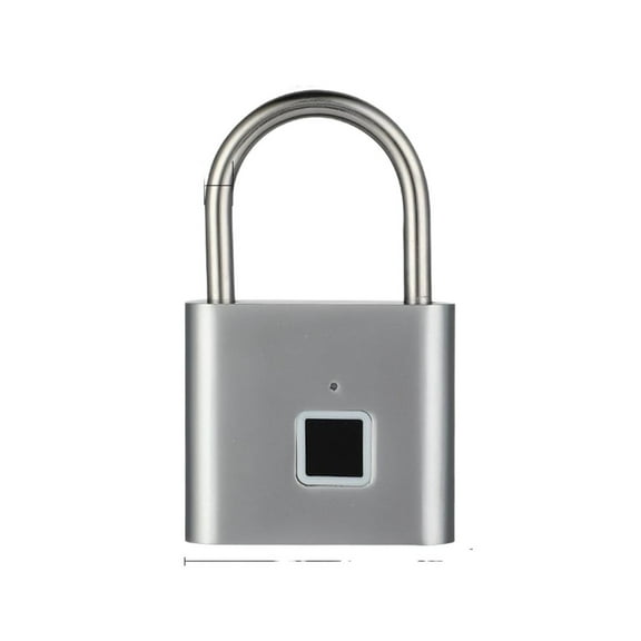 USB Rechargeable Door Smart Lock Fingerprint Padlock Quick Unlock Zinc alloy Metal High identify Security lock ,More Secure