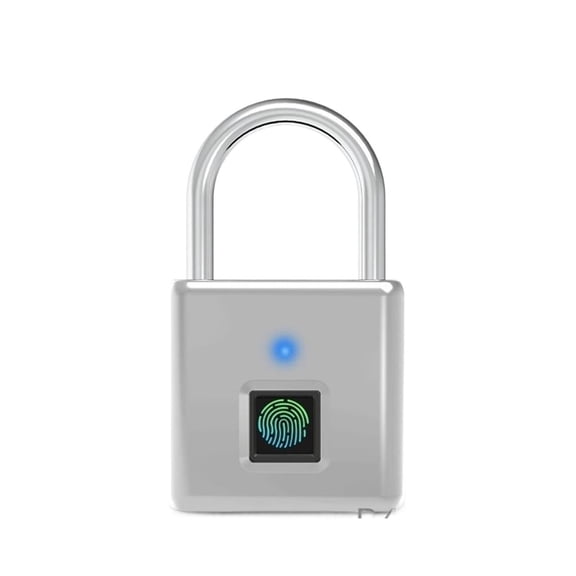USB Rechargeable Door Smart Lock Fingerprint Padlock Quick Unlock Zinc alloy Metal High identify Security lock ,Security Locking
