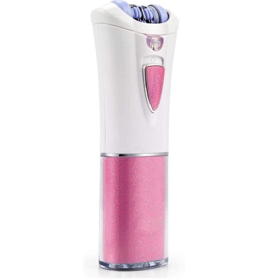 USB Rechargeable Electric Epilator for Women: Whole Body Use, Titanium Alloy Cutter Head, Reduces Pain, Extracts Short Hair, ABS Material