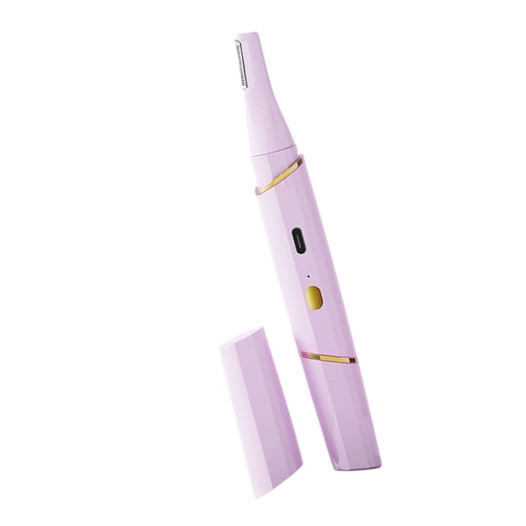USB Rechargeable Electric Eyebrow Trimmer with Double Blade Miniature Quiet Operations for Sensitives SkinCares