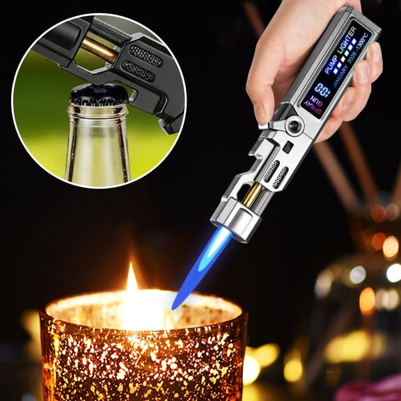 USB Rechargeable Electric Lighter, Windproof Flameless Lighter, Portable Ignition Tool, Durable Shockproof Metal, Reusable Safe Igniter for Camping BBQ Candle Lighting Outdoor Emergency Survival Use