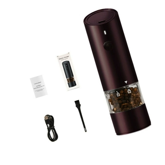 USB Rechargeable Electric Salt and Peppers Mill Battery Powered Kitchen Gadget