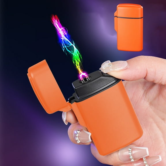 USB Rechargeable Electronic Igniter Lighter, Windproof Plasma Pocket Lighter for Camping, Hiking, Outdoor Adventures and Emergency Survival, Portable and Safe