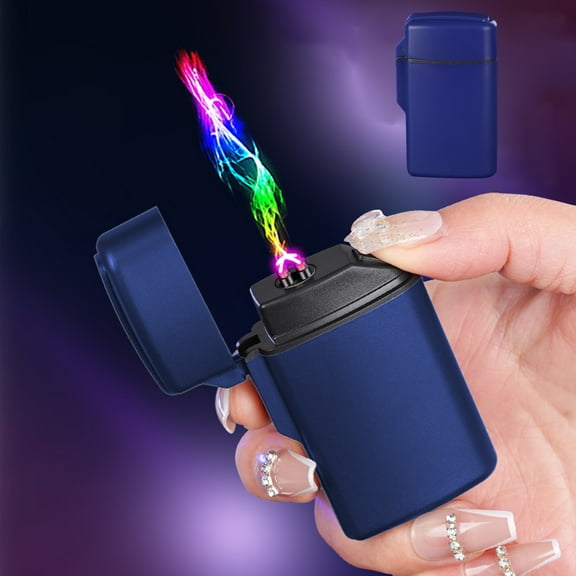 USB Rechargeable Electronic Igniter Lighter, Windproof Plasma Pocket Lighter for Camping, Hiking, Outdoor Adventures and Emergency Survival, Portable and Safe