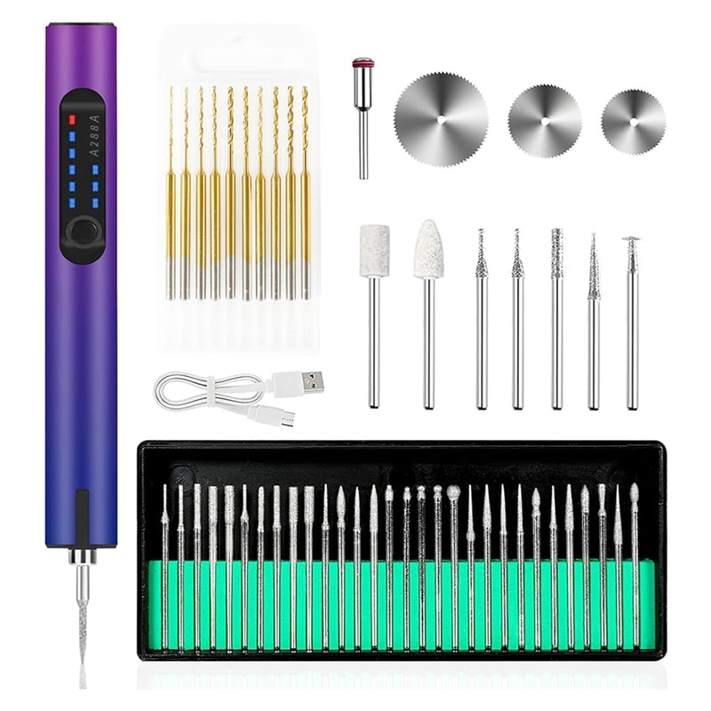 Kit De Gravure Portable, Stylet Graveur Rechargeable USB Pour Verre, Métal, Bois