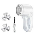 thumbnail image 1 of USB Rechargeable Fabric Shaver,Lint Remover,Lint Shaver,Cordless Removable Effectively Electric Dual Protection Sweater Shaver for Clothes,Legging,Sofa,Curtain,Socks - with 1 Extra Blades,White, 1 of 7
