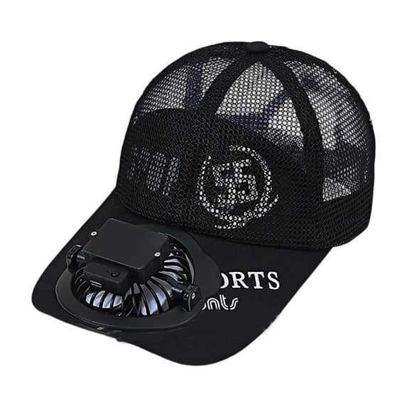 USB Rechargeable Fan Sun Hat,Casual Outdoor Baseball Cap for Men and Women,Work and Travel Sun Protection,Lightweight Breathable