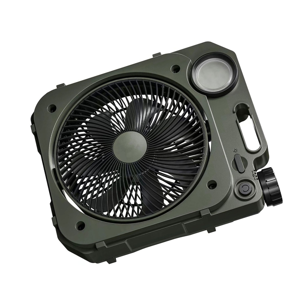 USB Rechargeable Fan with Light 20000mAh Battery Desk Fan Camping Fan Travel Fan