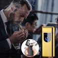 thumbnail image 1 of USB Rechargeable Flameless Cigarette Lighter, Windproof Electronic Lighter with Screen Induction, 1 of 3